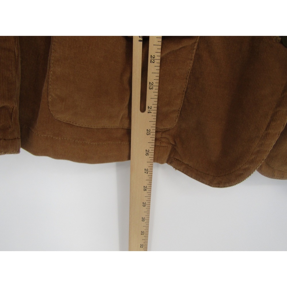 Eddie Bauer Corduroy Blazer Jacket Womens 16W Brown‎ Stretch Cotton 3-Pocket - Picture 8 of 9